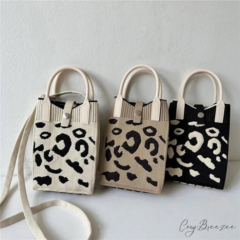 Knitted Mobile Mini Fashion Crossbody Bag handbag-250126