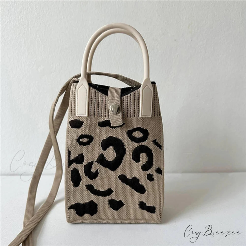 Knitted Mobile Mini Fashion Crossbody Bag handbag-250126