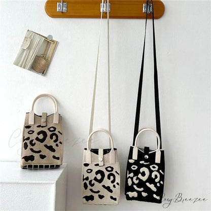 Knitted Mobile Mini Fashion Crossbody Bag handbag-250126