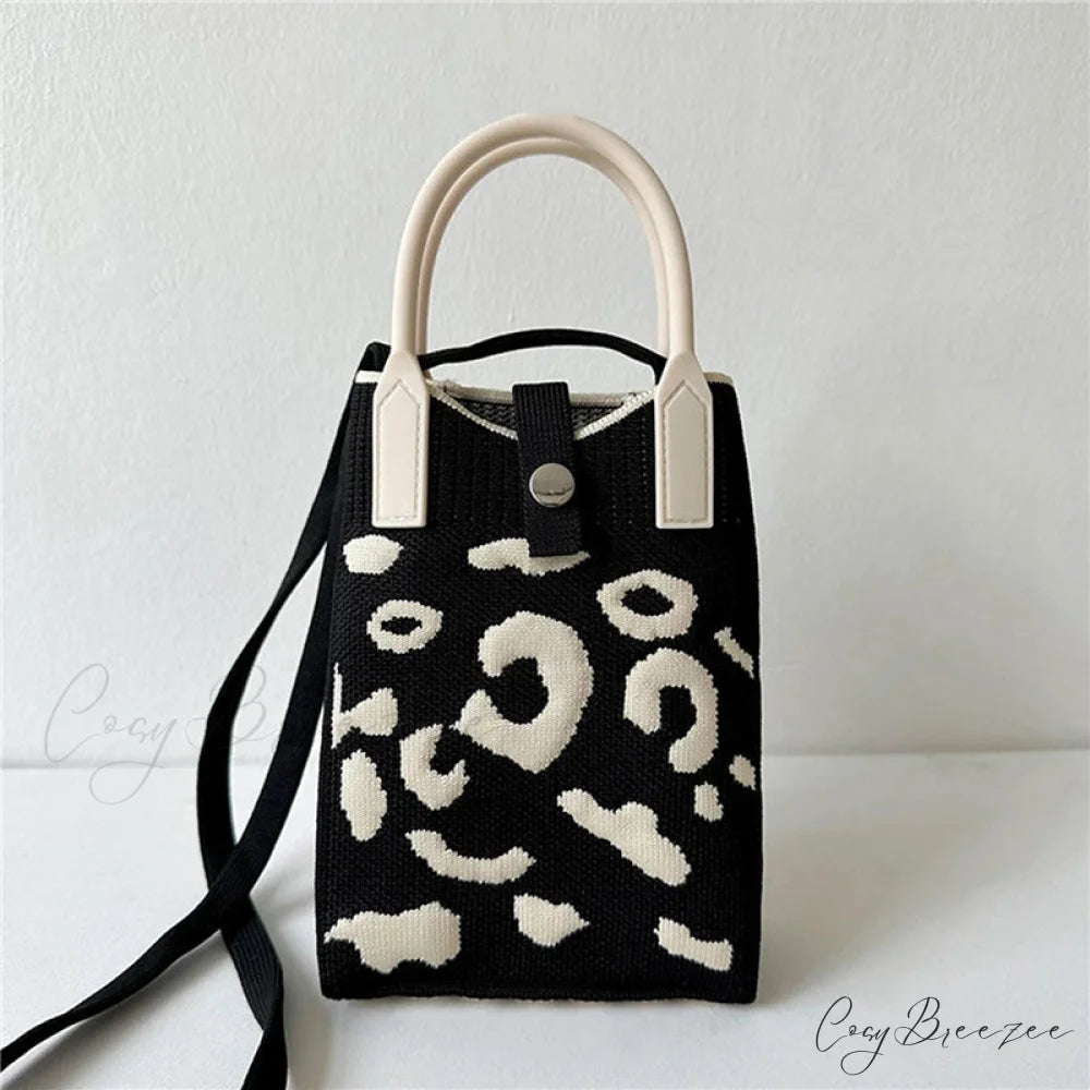 Knitted Mobile Mini Fashion Crossbody Bag handbag-250126