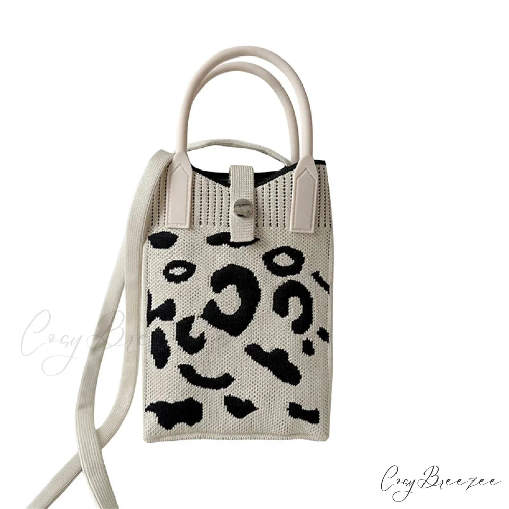 Knitted Mobile Mini Fashion Crossbody Bag handbag-250126