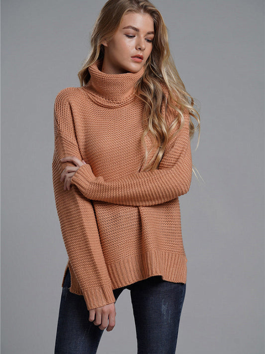 Cosybreezee - 锟斤拷lara Solid Women's Turtleneck Sweater