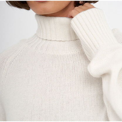 Renee Turtleneck Raglan Sleeves Women Sweater