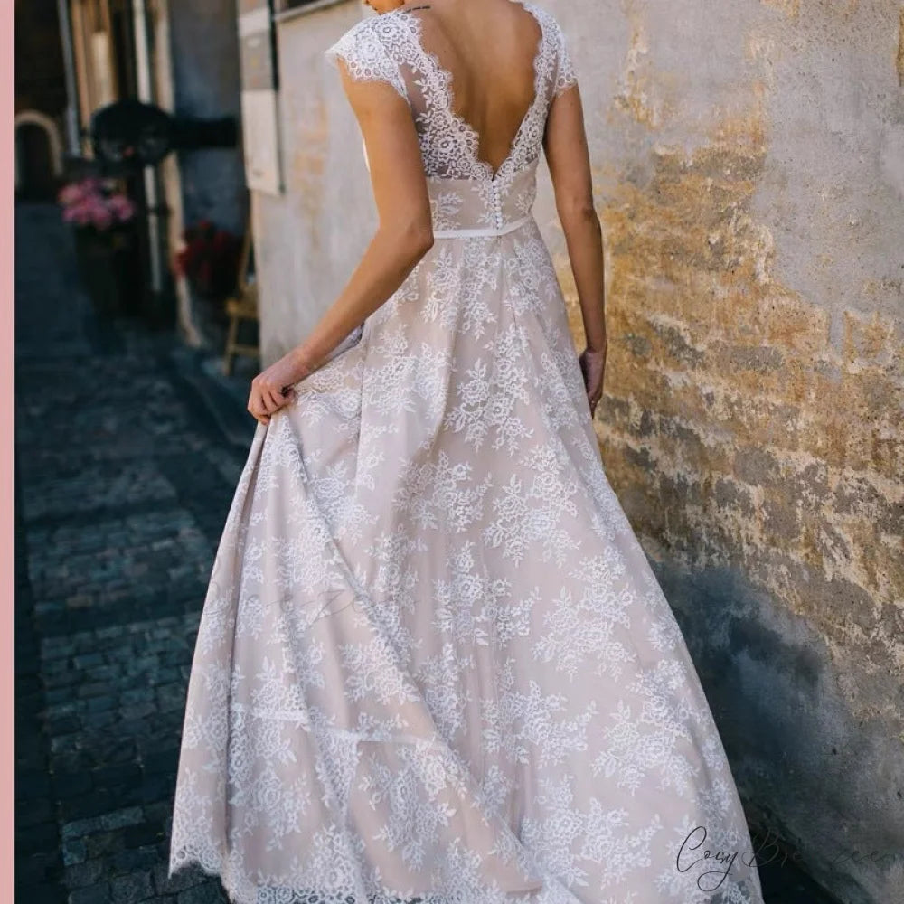 Lace Mermaid Lengthy Train Marriage Dress white / 2 weddingdress-250223