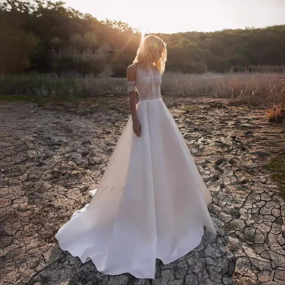 Lace Mermaid Slim Fit Marriage Gown weddingdress-250223