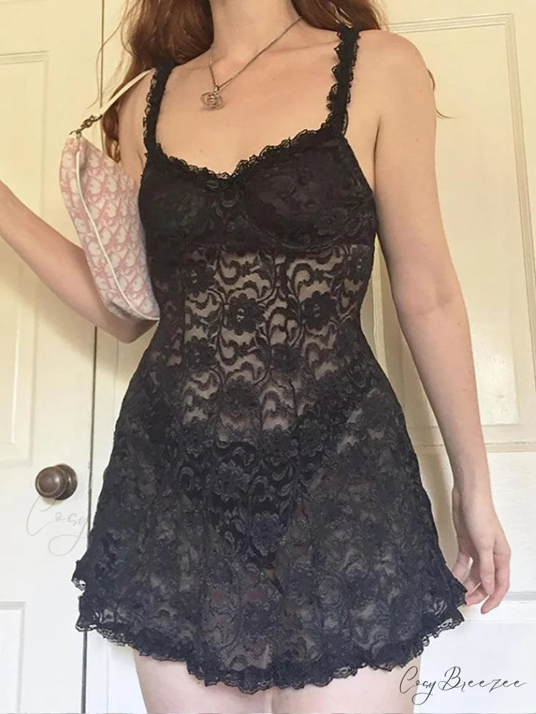 Lace Mesh Graceful Embroidery Corset Top