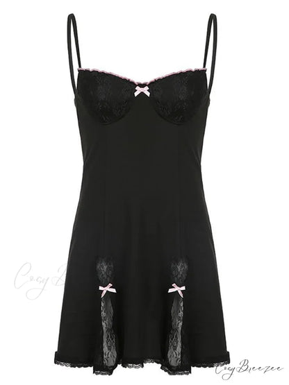 Lace Sleeveless Graceful Cocktail Dress