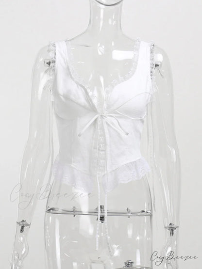 Lace Tank Trim for Strap Top Women