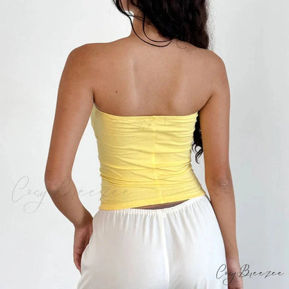 Lace Trim Slim Fit Y2K Summer Floral Sleeveless Casual Basic Crop Top croptop-250126