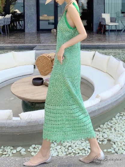 Lace Up Floral Trendy Slip Mini Dress Green / ONE SIZE