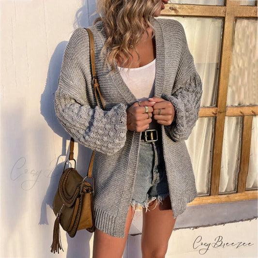 Lantern Arm Cardigan