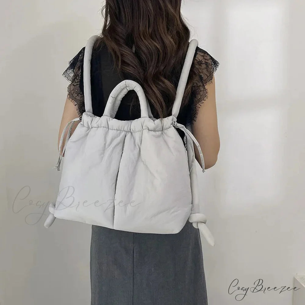 Large Capacity Nylon Puffer Tote Designer Handbag handbag-250126