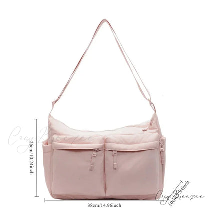 Large Capacity Waterproof Nylon Work Crossbody crossbody-250126