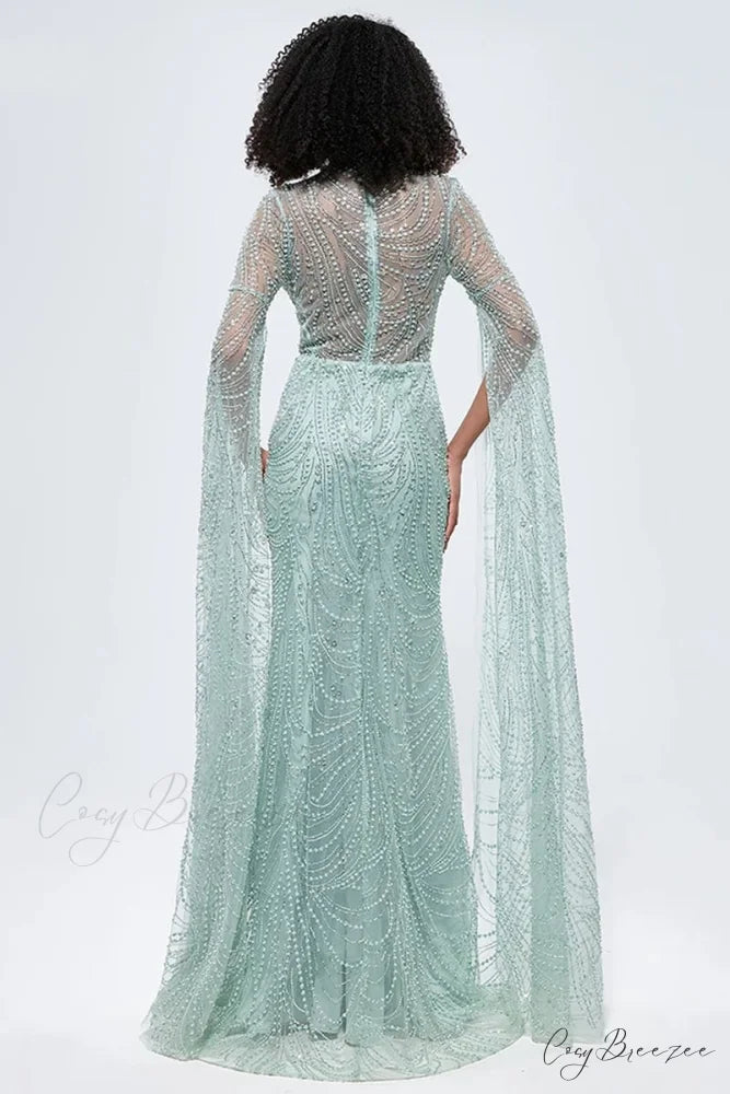 Lavanya Beaded Graceful Maxi Dress
