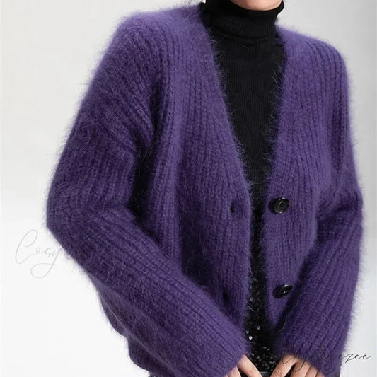 Lazy Heavy Full Sleeve Feminine Cardigan cardigans-241228