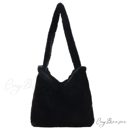 Leopard Love Heart Pattern Underarm Shoulder Bag Black shoulder-250126
