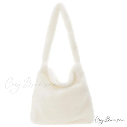 Leopard Love Heart Pattern Underarm Shoulder Bag White shoulder-250126