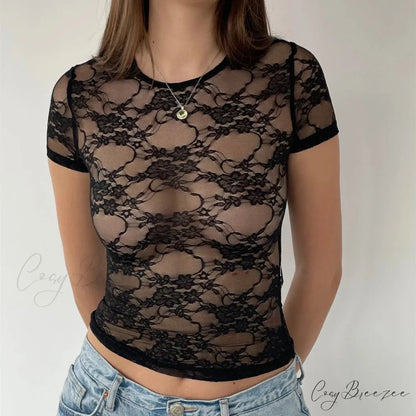 Leopard Mesh Slash Neck Crop Top croptop-250223