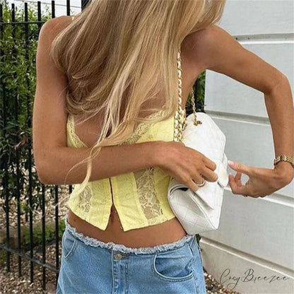 Leopard Pattern Bow Trim V Neck Coquette Slim Fit Y2K Aesthetic Crop Top croptop-250126