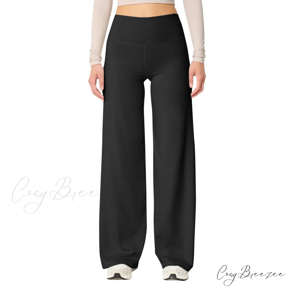 Leopard Pull-Tie Stretchy Waist Cozy Winter Pant pant-250223
