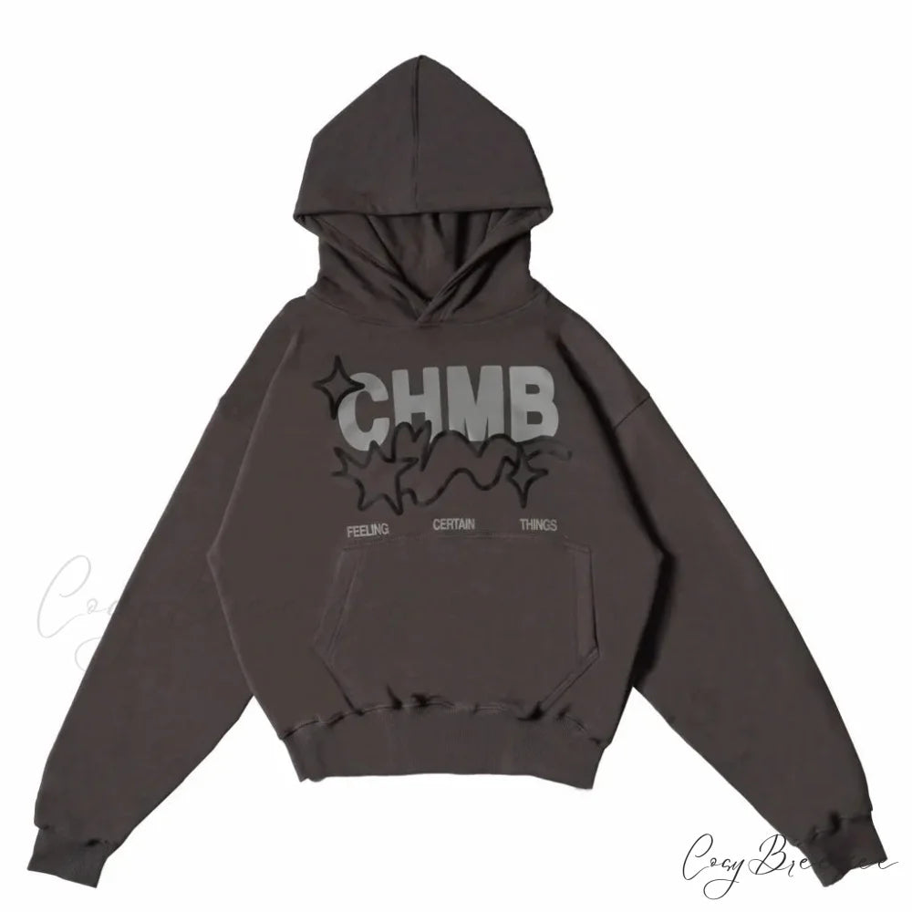 Letter Graphic Oversized Hoodie black 5 / S hoodies-241228