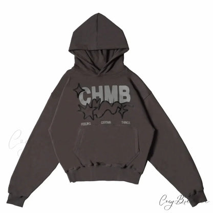 Letter Graphic Oversized Hoodie black 5 / S hoodies-241228