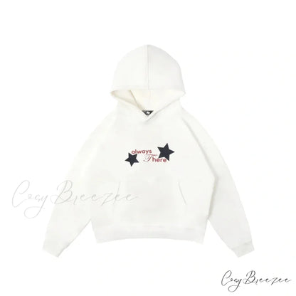 Letter Graphic Oversized Hoodie white 3 / S hoodies-241228