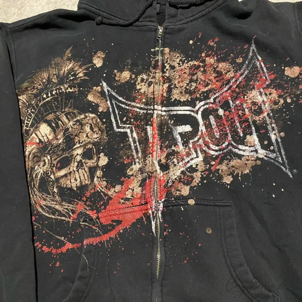 Letter Graphic Retro Hoodie hoodies-241228