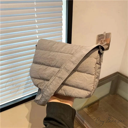 Lightweight Solid Cotton Casual Crossbody Bag crossbody-250126