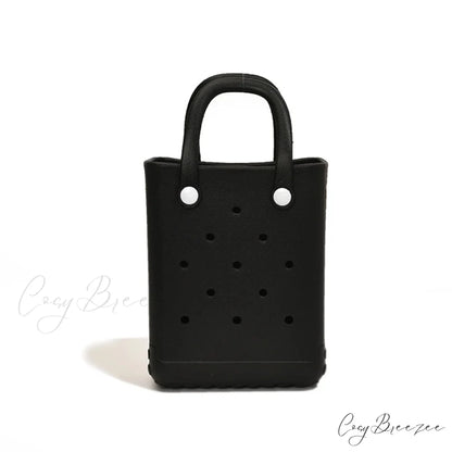 Lightweight Travel Beach Womens Shoulder Handbag Black / (20cm handbag-250126