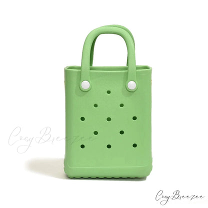 Lightweight Travel Beach Womens Shoulder Handbag Green / (20cm handbag-250126