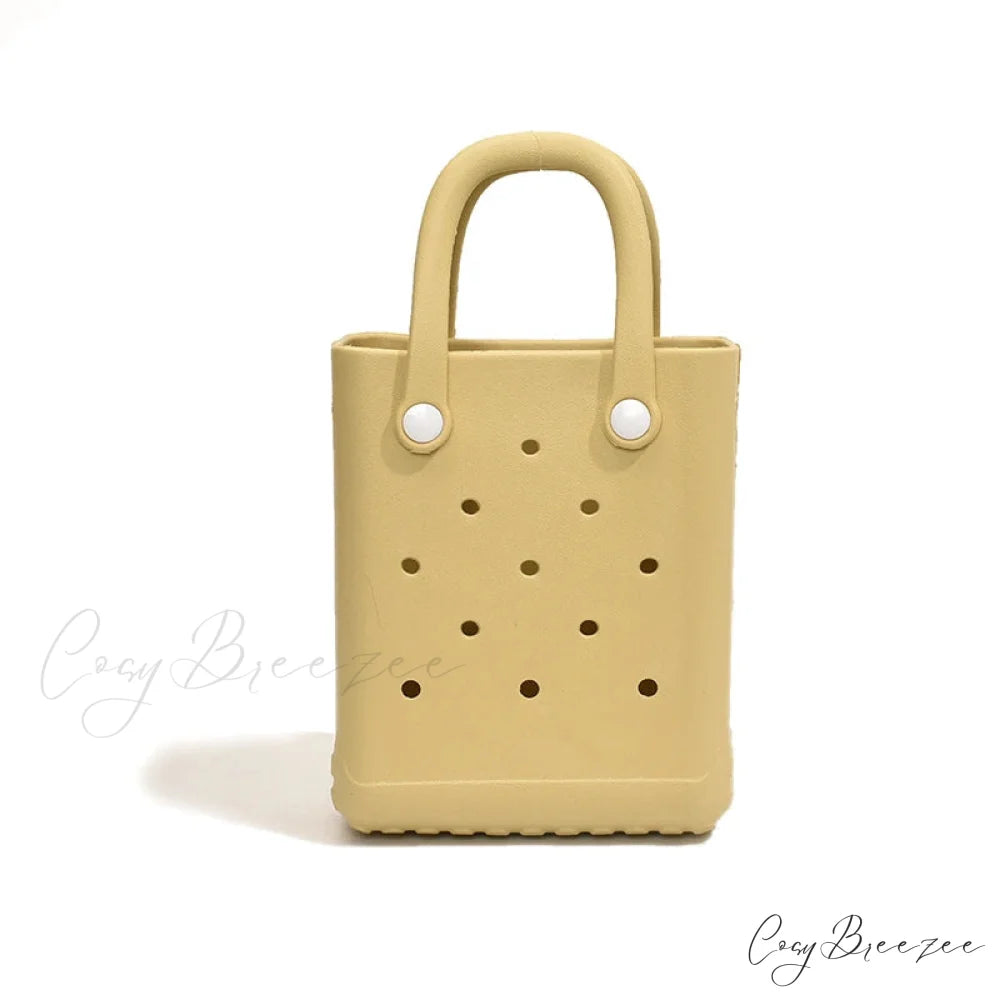 Lightweight Travel Beach Womens Shoulder Handbag Yellow / (20cm handbag-250126