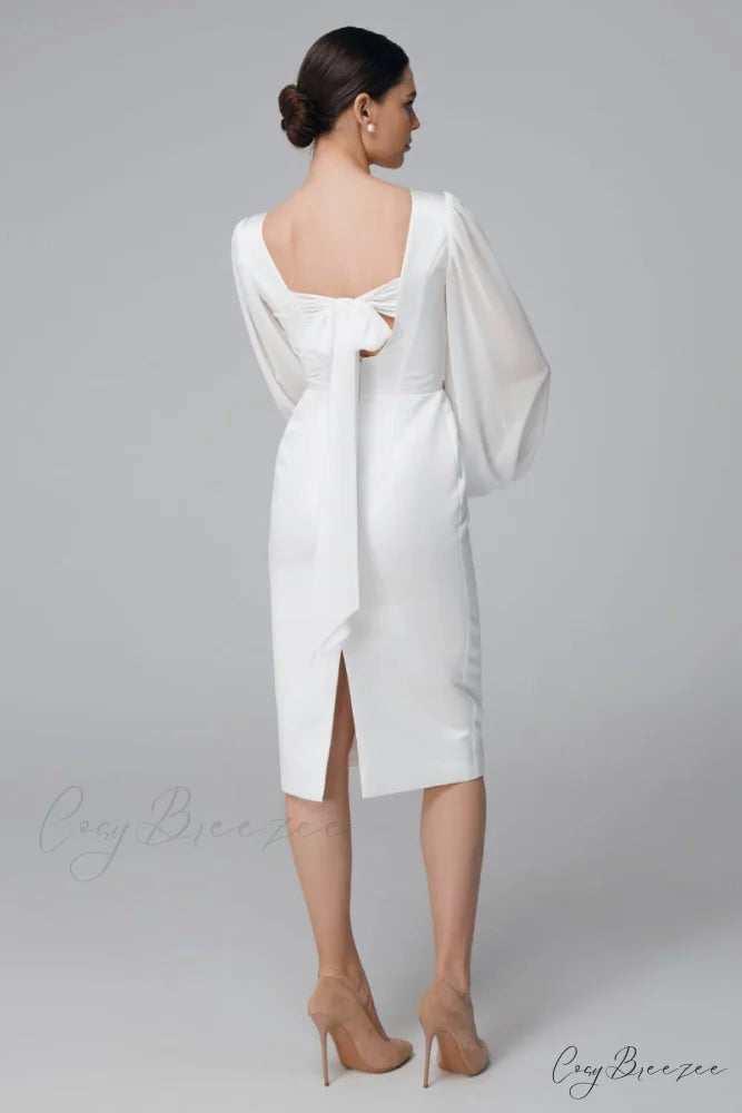 Lillia Long Graceful Sleeve Midi Dress