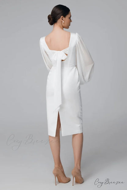 Lillia Long Graceful Sleeve Midi Dress