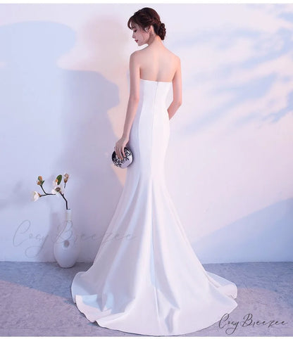 Lola Off-the-shoulder tube Charming top slim fishtail skirt