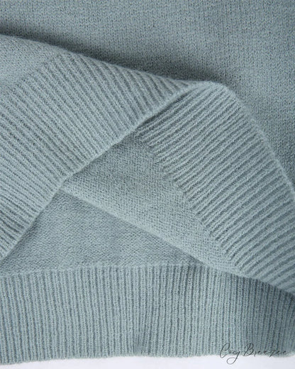 Long Patterned Arm Pullover Sweaters