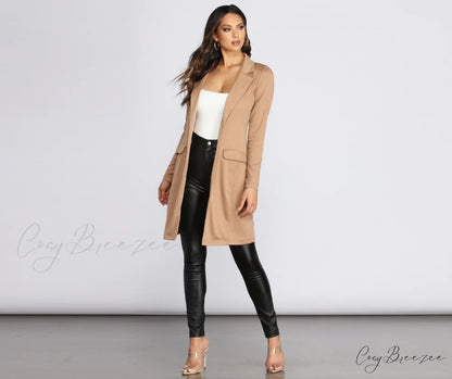 Longline Blazer for Boss Babes
