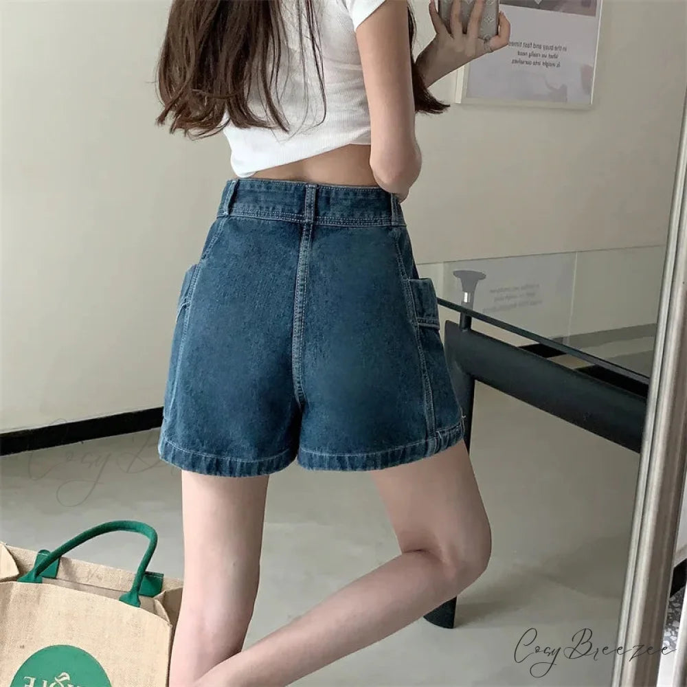 Loose Denim Pants Style Skirt skirts-250223