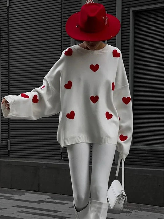 Loose Fashion Patchwork Long Sleeve Sweater swraters-241228