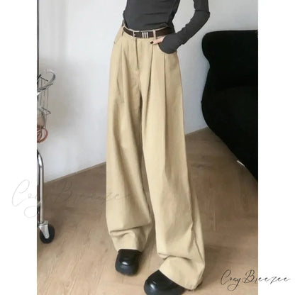 Loose Office Ladies Suit Pants Women pants-241228