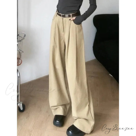 Loose Office Ladies Suit Pants Women pants-241228