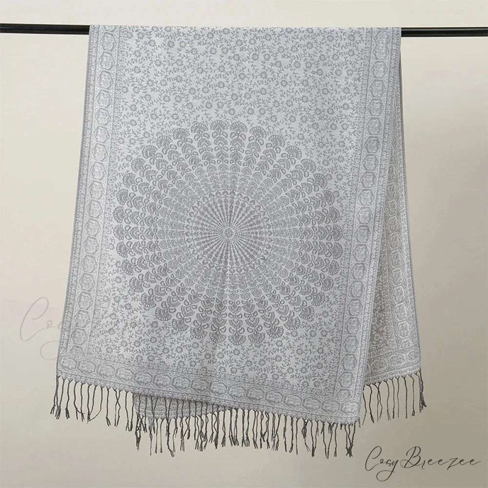 Luxurious Autumn Cashmere Pashmina Shawl Scarf blue 1 scarf-241228