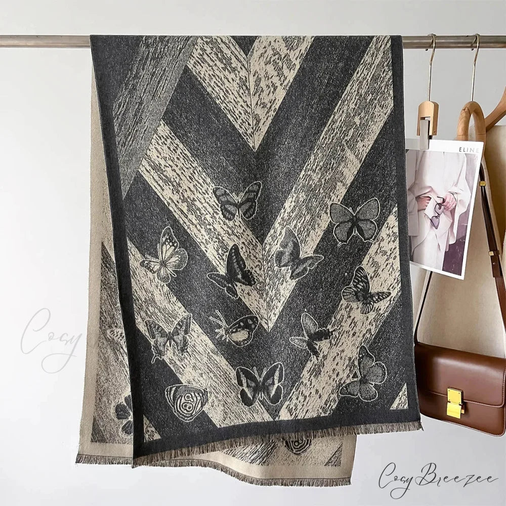 Luxurious Thick Blanket Cashmere Winter Scarf scarf-241228