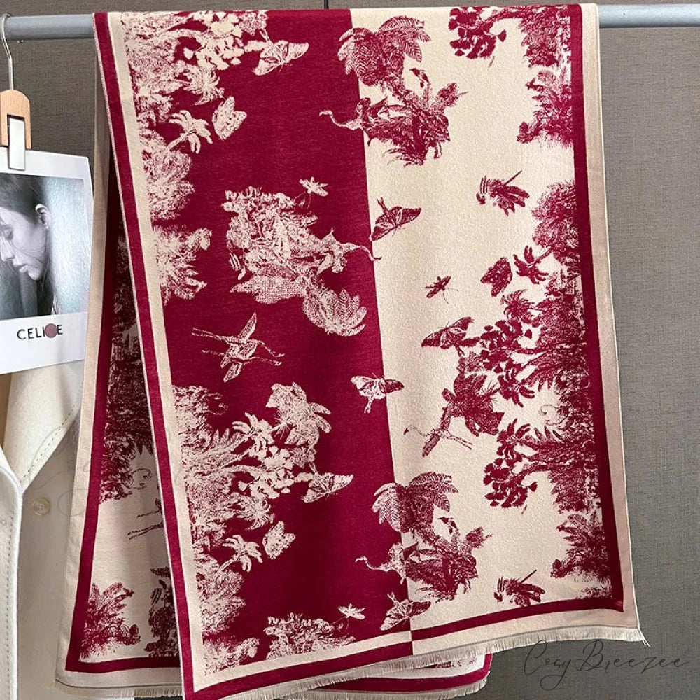 Luxurious Winter Cashmere Pashmina Scarf scarf-241228