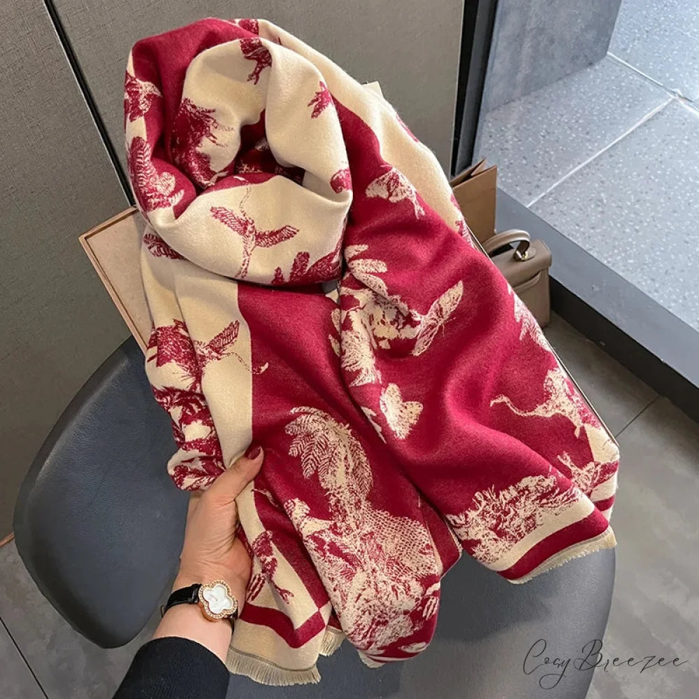 Luxurious Winter Cashmere Pashmina Scarf scarf-241228