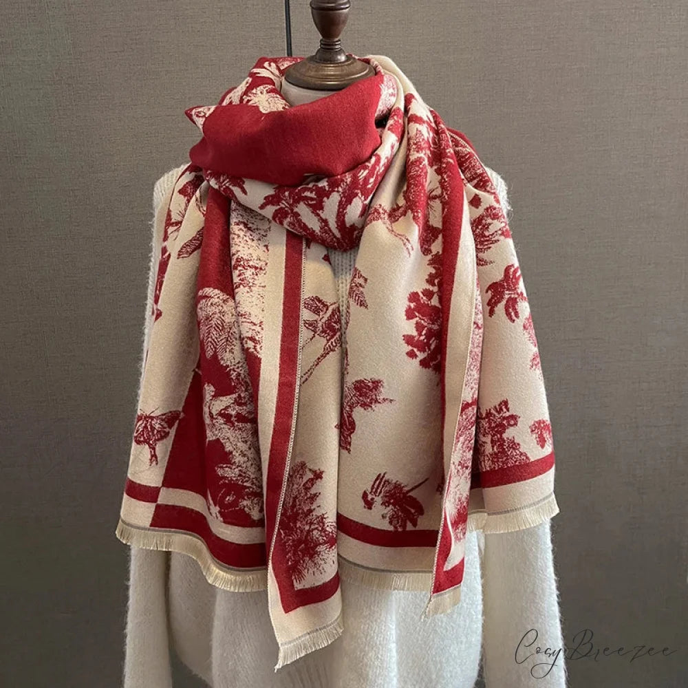 Luxurious Winter Cashmere Pashmina Scarf scarf-241228