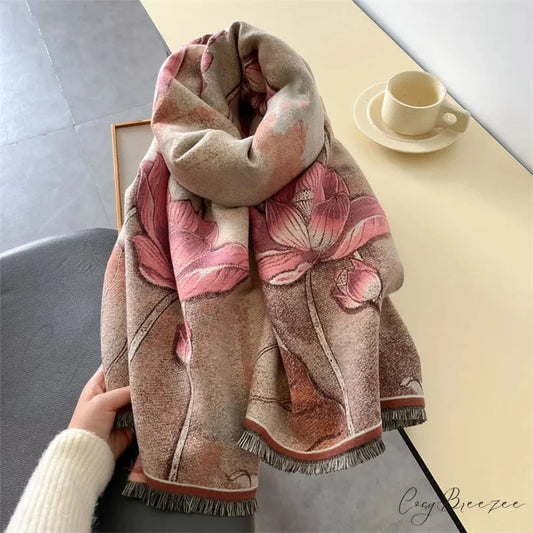 Luxurious Winter Cashmere Pashmina Scarf scarf-241228
