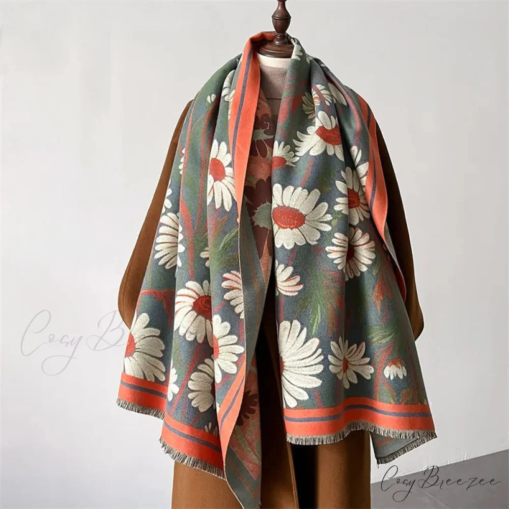 Luxurious Winter Cashmere Pashmina Scarf Color10 scarf-241228