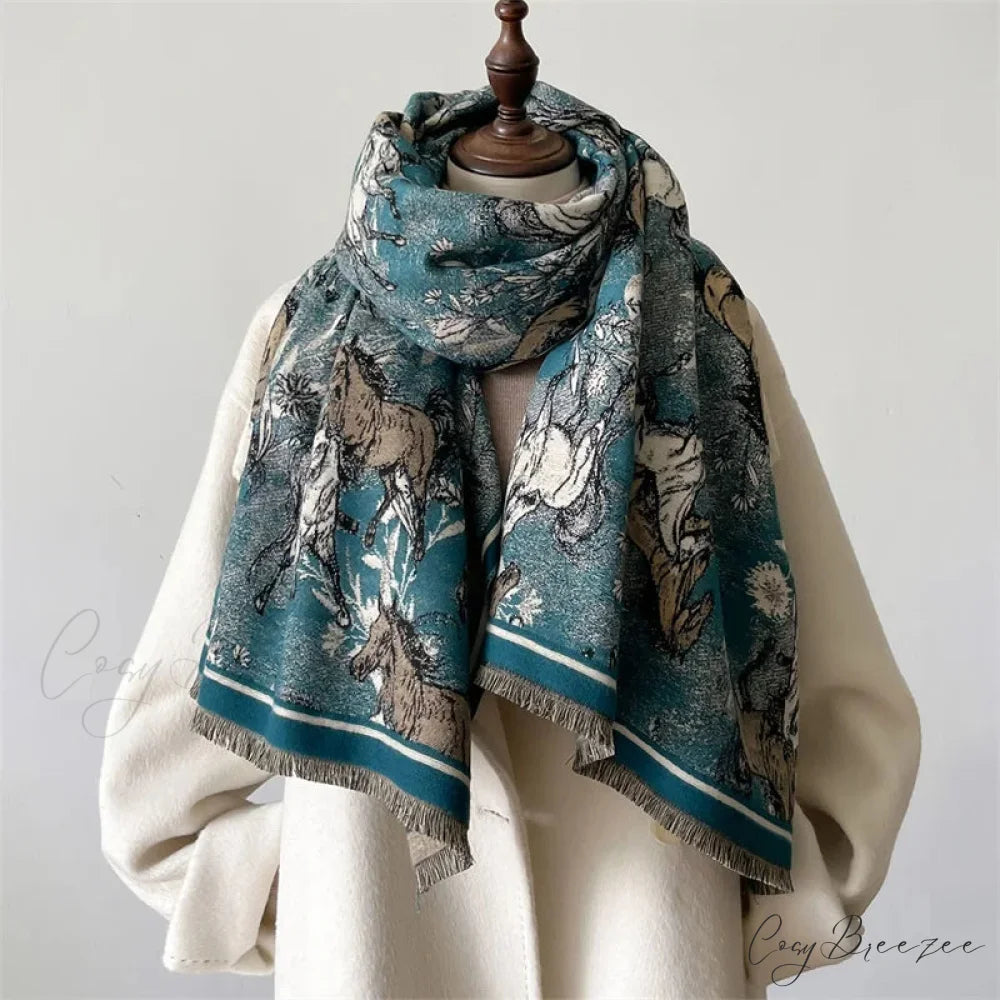 Luxurious Winter Cashmere Pashmina Scarf Color6 scarf-241228