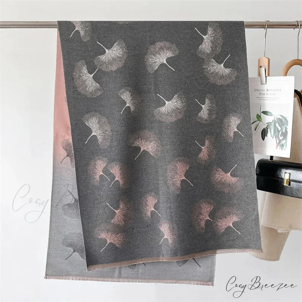 Luxury Cashmere Floral Pashmina Scarf scarf-241228